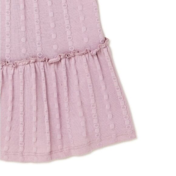 GIRLS PUFFED PRINTED Tiered Swing Top Shirt Size XS - Picture 6 of 6